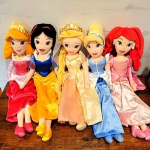 Disney Princess plush dolls
